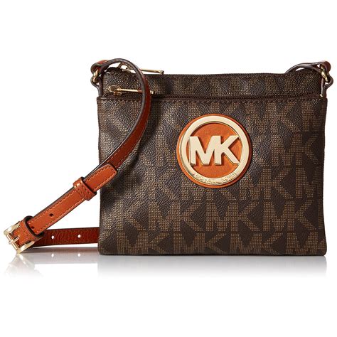 big brown michael kors bag|Michael Kors brown crossbody bag.